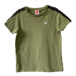 Kappa Women's Olive Green T-shirt Size XL Casual Sporty